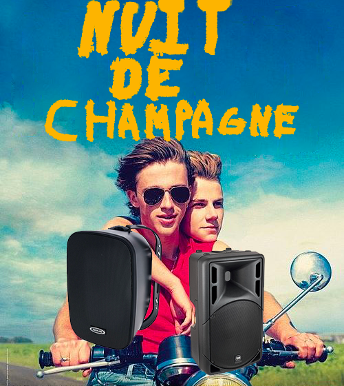 Affiche de ete 85 parodié en nuit de champagne